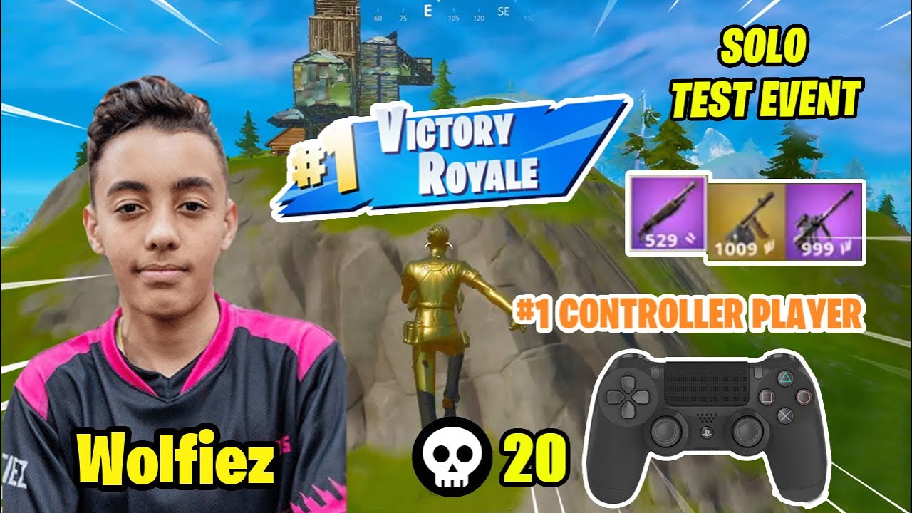 Wolfiez #1 Controller player wins SOLO CASH CUP 20 KILL WIN! | Fortnite City