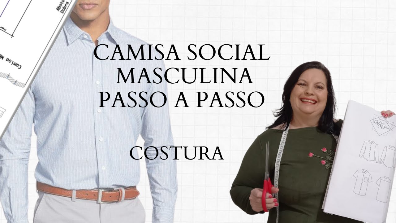 Camisa Social Masculina Passo a Passo – Costura