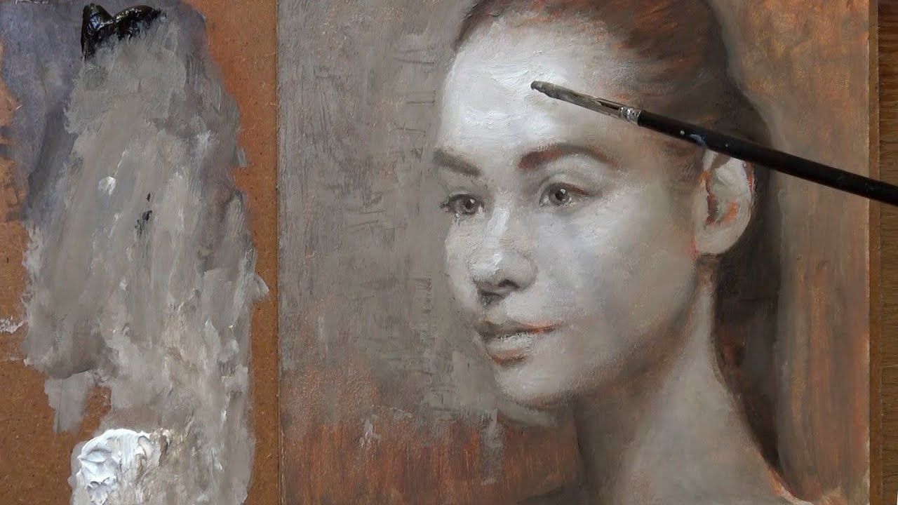 Советы по портретной живописи для начинающих. Техника лессировки.