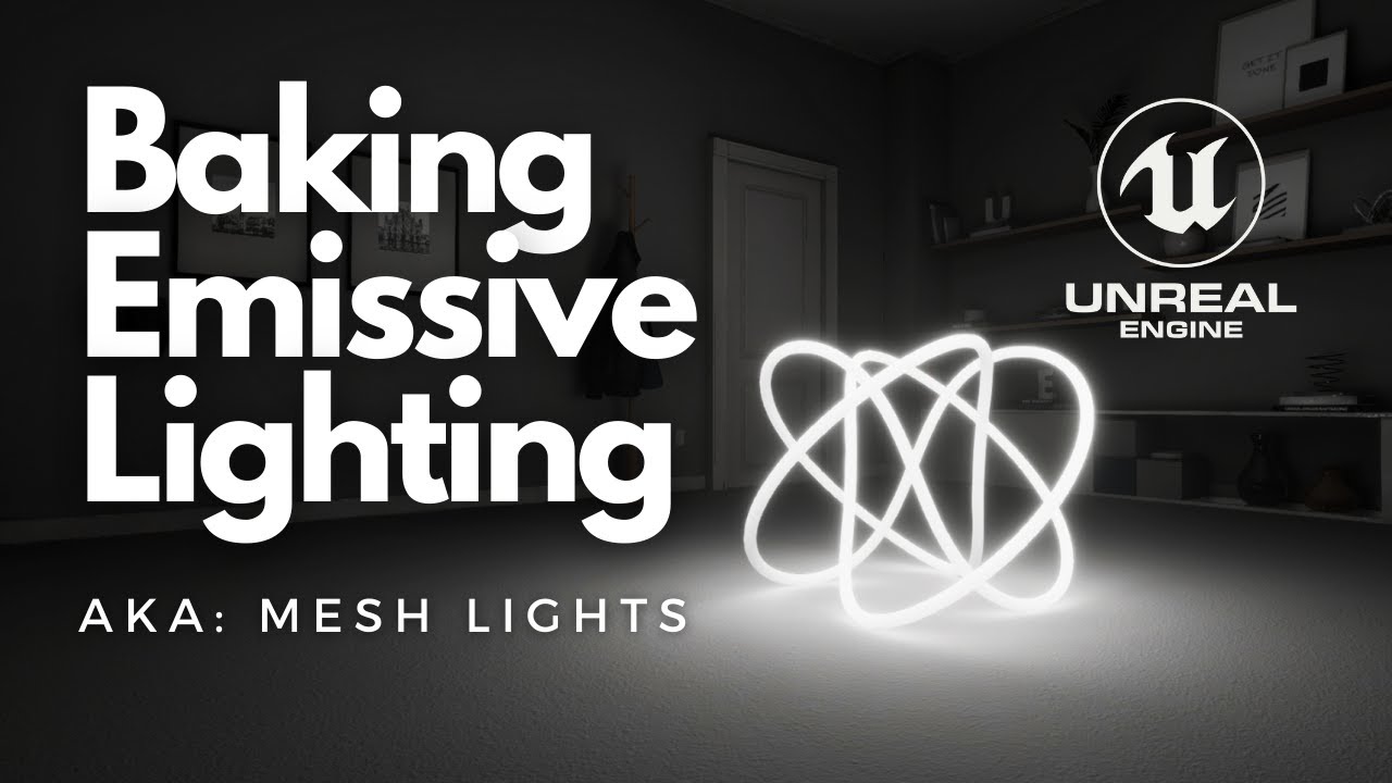 Освещение с помощью излучающих материалов [GPU / CPU Lightmass] - Unreal Engine 4