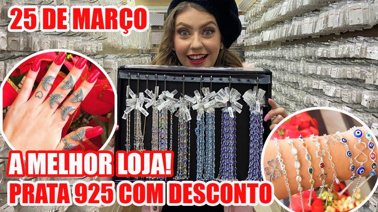 25 DE MARÇO - A MELHOR LOJA DE PRATA 925 DA 25 DE MARÇO - COM CUPOM DE DESCONTO