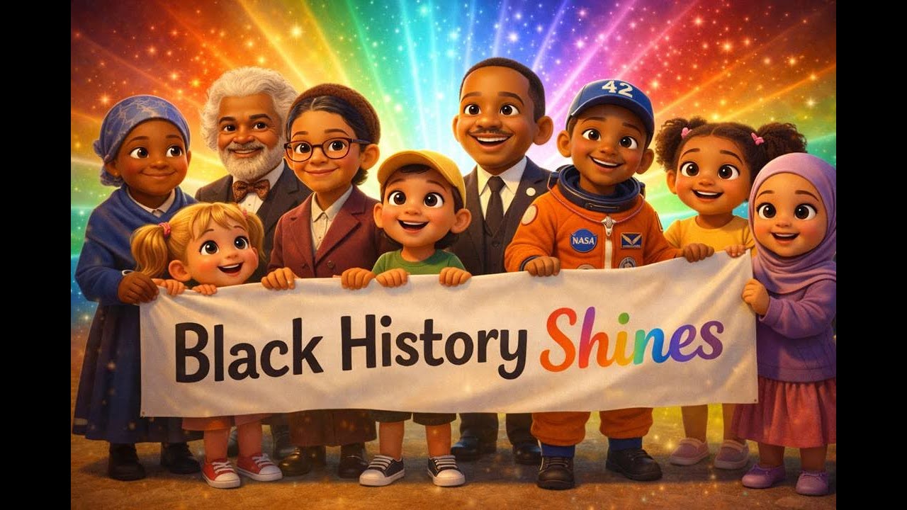 Black History Shines! | Children's Videos | educational | Kids Songs & Nursery Rhymes.