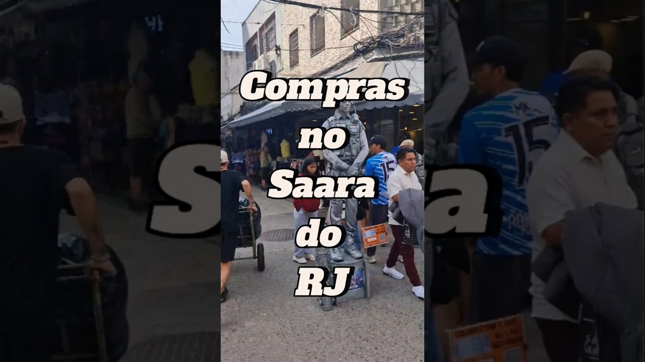 Compras no Saara RJ!  🛍️🧉🕶️#SaaraRJ #RioDeJaneiro #CentroRJ #Feirinha #TurismoRJ #interc&acirc;mbio