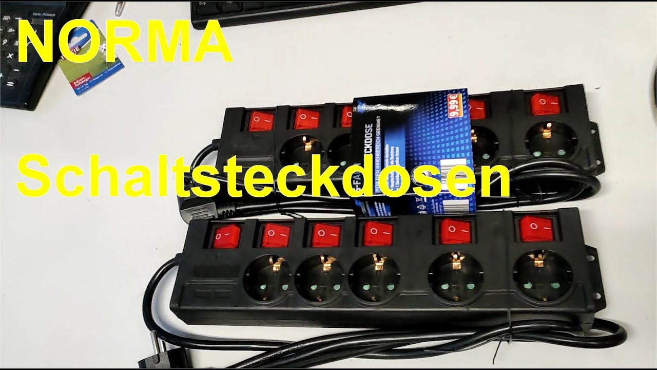 NORMA schaltbare Steckdosen