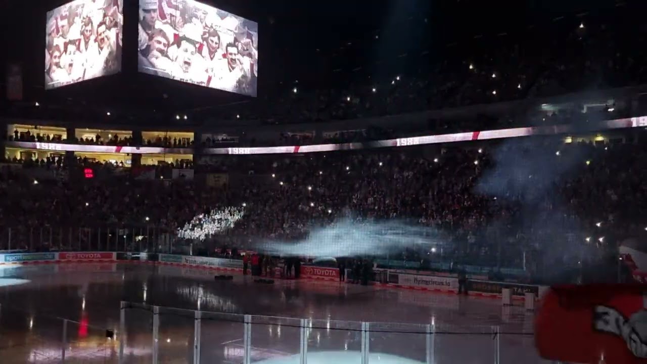 FULL SHOW Kölner Haie KEC letztes Vorrunden Die komplette Einlaufshow  Ehrung und Schweigeminute  4k