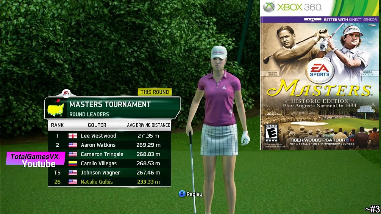 Tiger Woods PGA Tour 14, [Masters Historic Edition]⭐Xbox 360 📟HD📟#3⏪