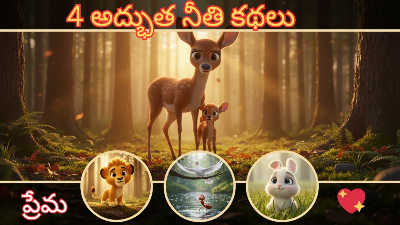 ఈ జింక చేసిన త్యాగం మీ కళ్ళలో నీళ్ళు తెప్పిస్తుంది 😢 | Telugu Moral Stories