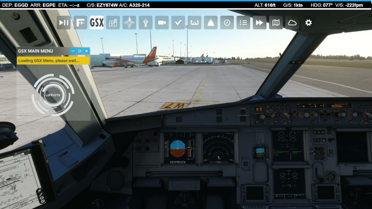 EGGD Bristol to EGPE Inverness Easyjet