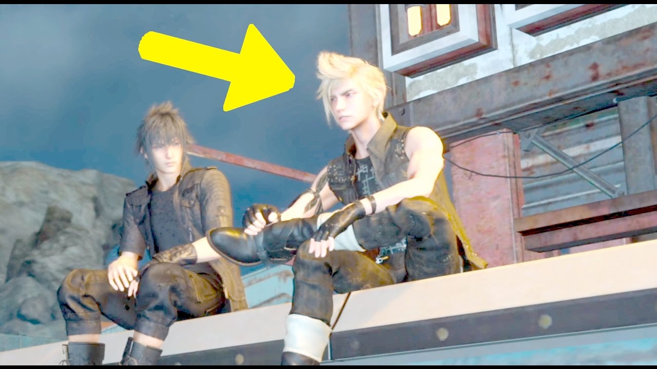 FFXV: Prompto Meekness Cutscene (Final Fantasy 15)