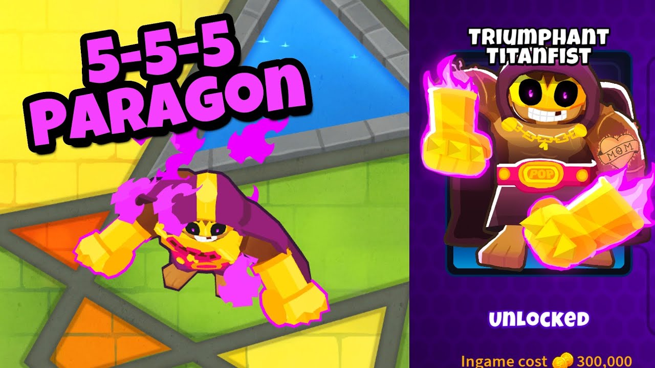 Der Neue 5-5-5 Boxer Paragon In Bloons TD 6!
