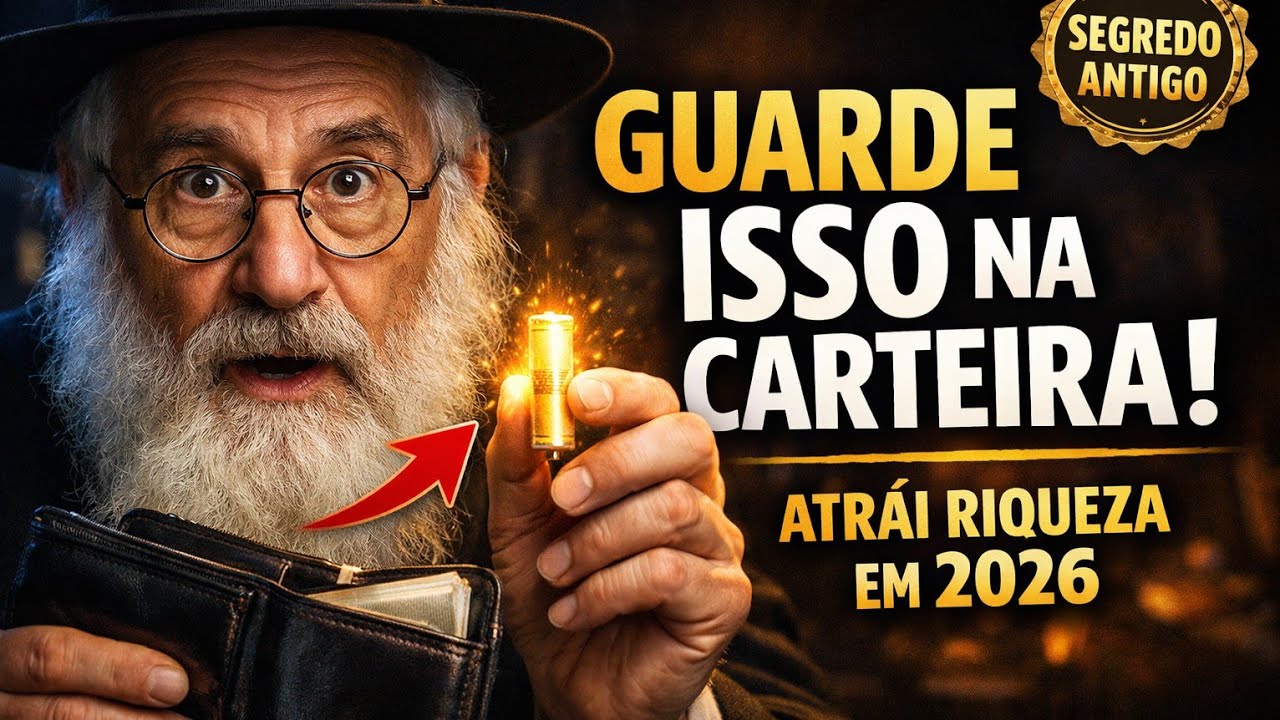 Guarde ESTE objeto na sua carteira e você atrairá riqueza durante todo 2026 | Sabedoria Judaica