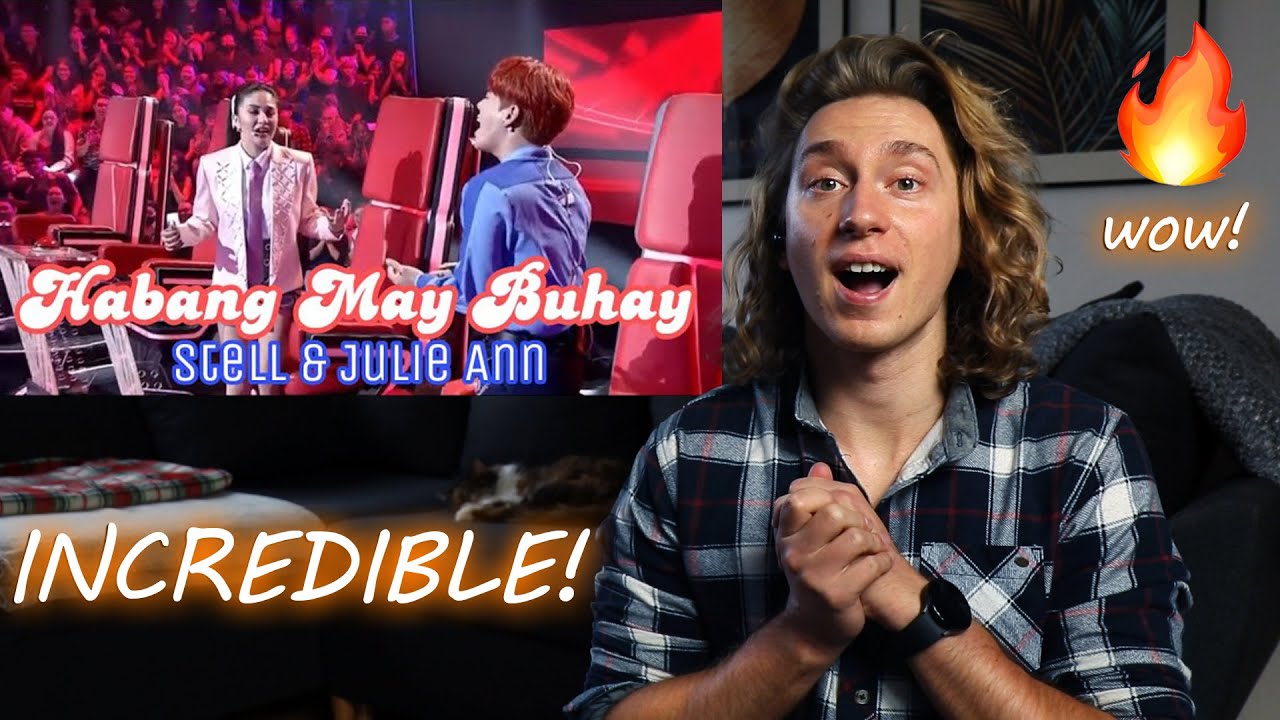 COACH STELL AND COACH JULIE ANN DUET I Habang May Buhay I The Voice Generation | Singer Reaction!