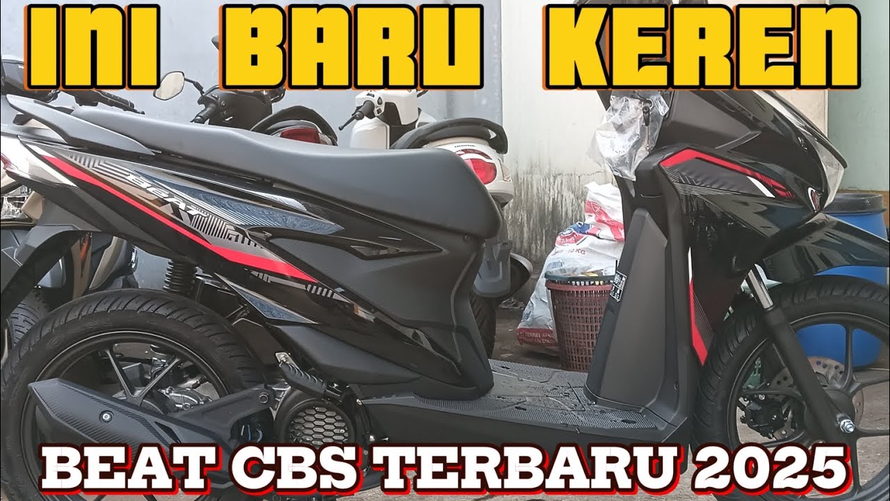 INI BARU KEREN 💥 BEAT CBS TERBARU 2025💥WARNA HITAM GLOSSY 