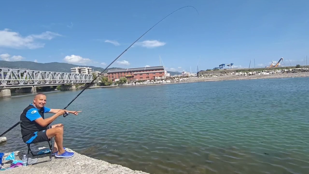 A pesca con Fabio Dezan