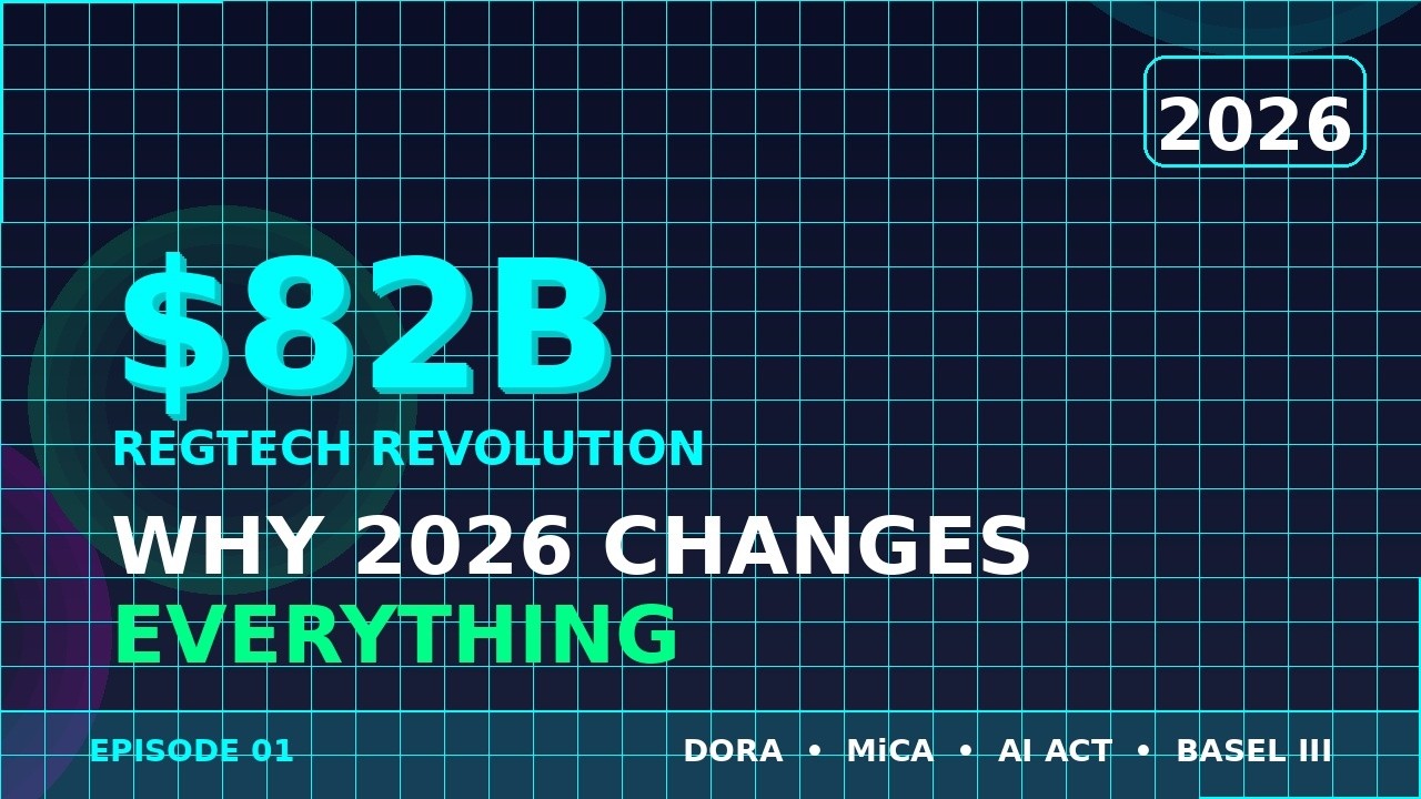 The $82 Billion RegTech Revolution: Why 2026 Changes Everything