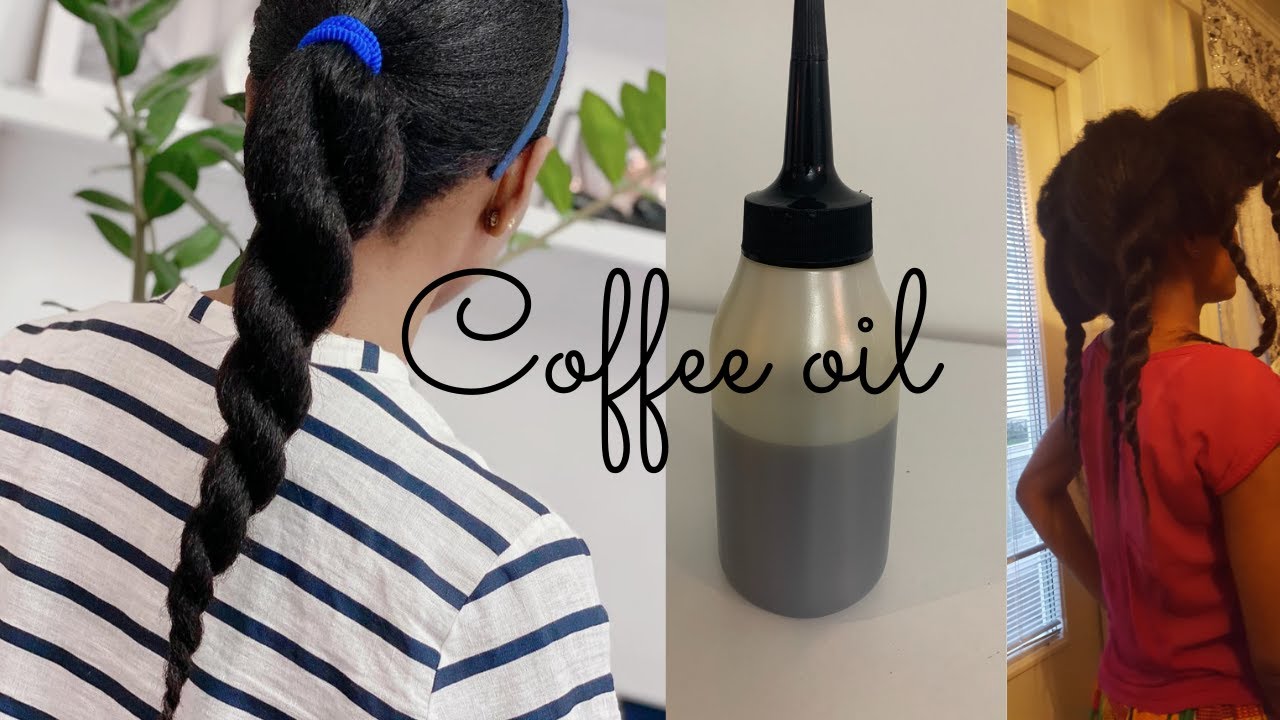 ⛔Caution super potent for unstoppable hair growth/ DIY caffeine oil for relaxed hair