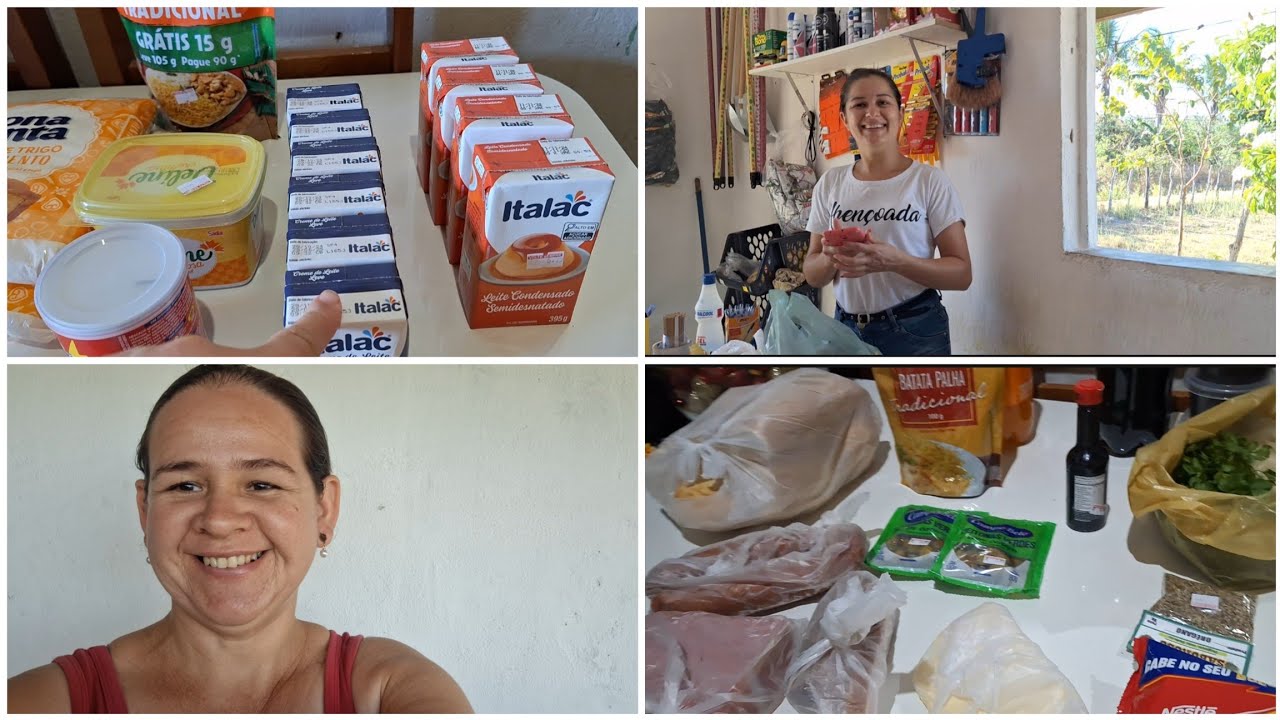 DIA DE FAZER AS COMPRAS PARA A CEIA DE NATAL 🛍🎄