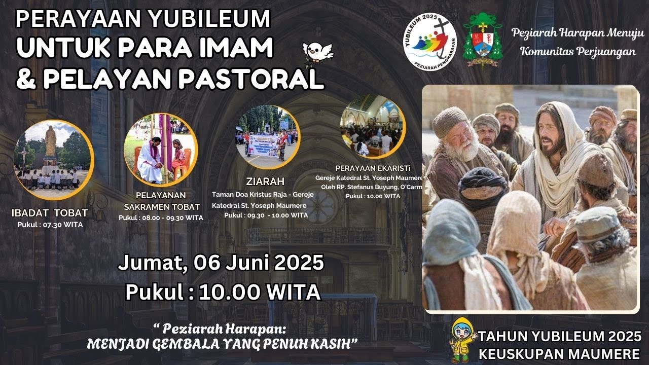 Perayaan Yubileum Untuk Para Imam & Pelayan Pastoral KUM | Paroki Katedral St. Yoseph Maumere