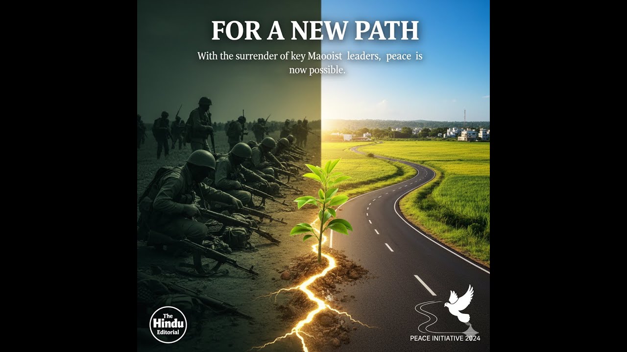 Maoist Surrender & India’s Path to Peace 