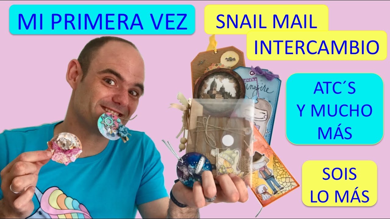 MI PRIMERA VEZ😱PRIMER INTERCAMBIO😍SNAIL MAIL SCRAPBOOK💋MANUALIDADES SCRAP SCRAPBOOKING DE NAVIDAD