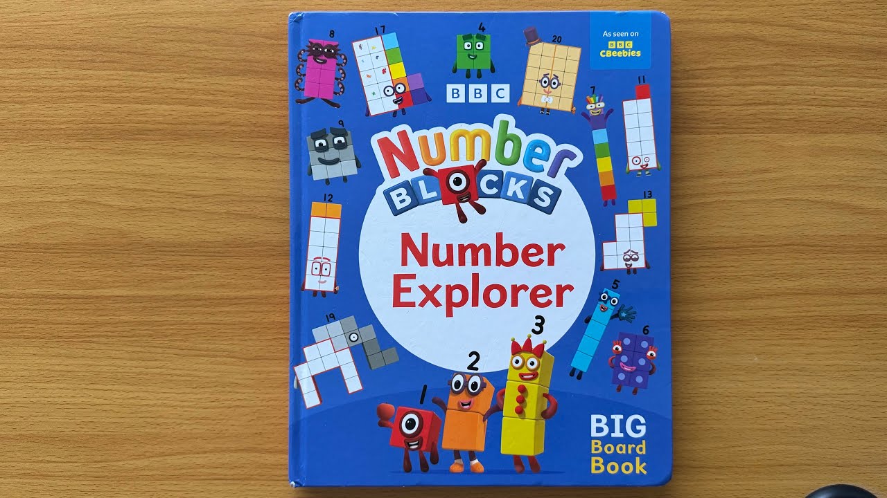 Numberblocks: Книга для обучения счету для детей и малышей