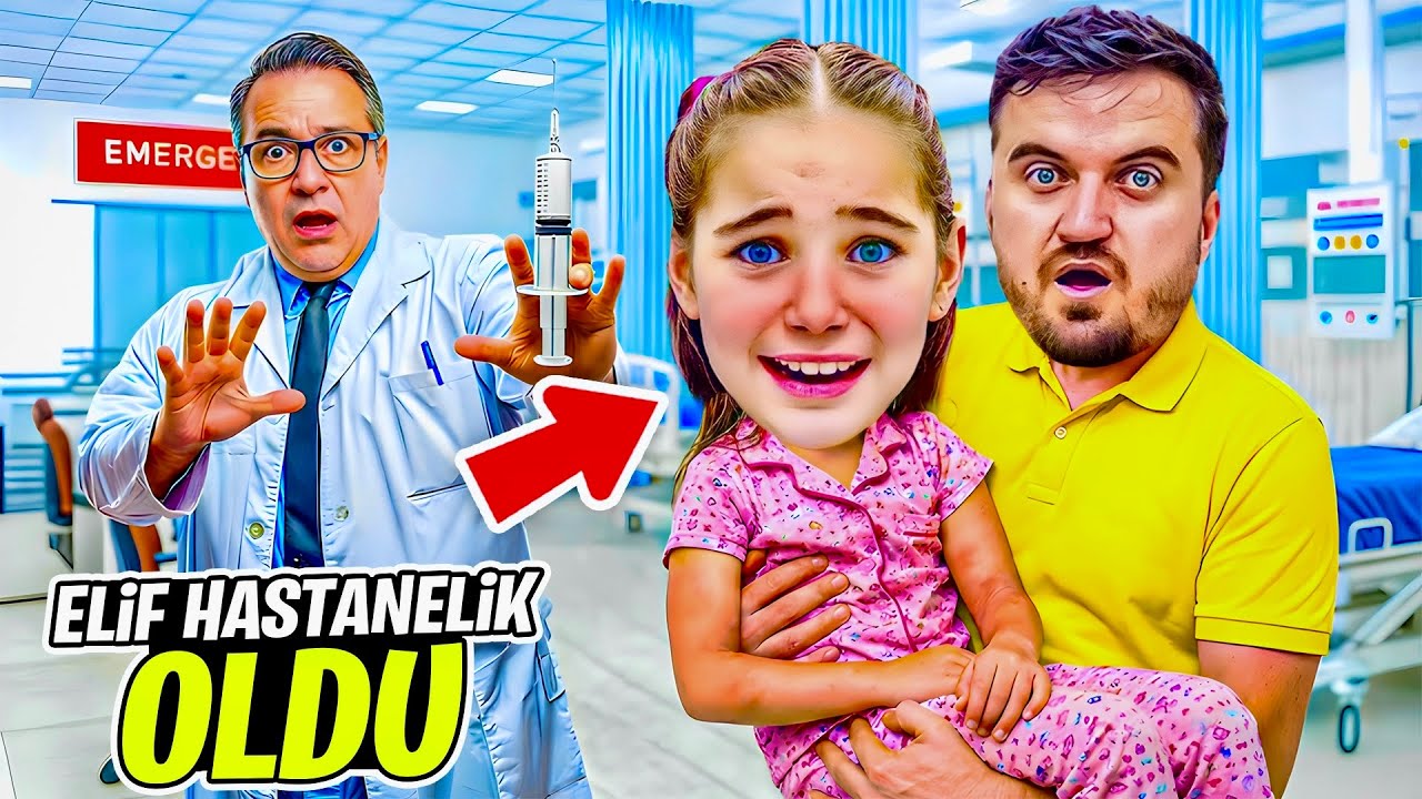 ELİF SİNEM ÇOK HASTA OLDU ACİL GİTTİK ‼️ SERUM VE İĞNE YAPTILAR NAPTI ?! 