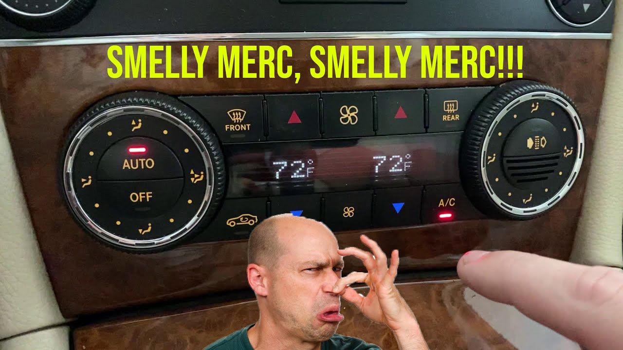 How to get rid of musty AC smell in a Mercedes CLK