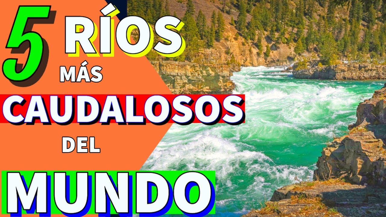 💧GIGANTES ACU&Aacute;TICOS 🌊DESCUBRE LOS 5 R&Iacute;OS M&Aacute;S CAUDALOSOS DEL MUNDO