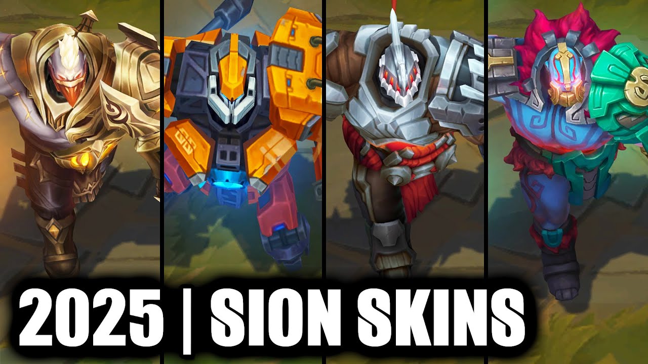 ALL SION SKINS SPOTLIGHT 2025 | League of Legends