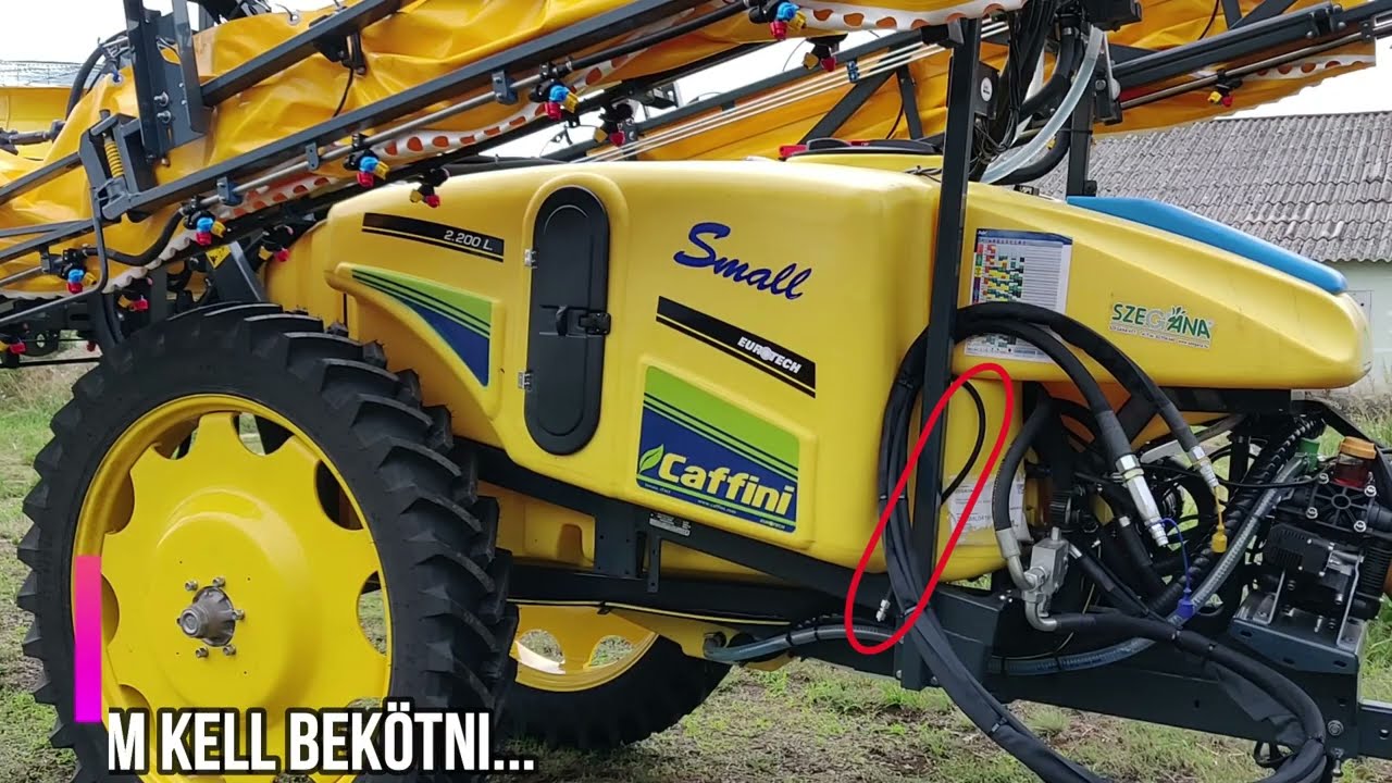 Caffini Small 2200 Légzsákos Szántóföldi Permetezőgép Hosszú Távú Tapasztalatok