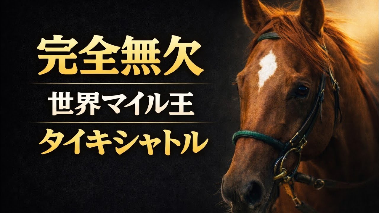 タイキシャトル｜次元が違ったスピード#タイキシャトル#世界のマイル王#競馬#名馬物語#岡部幸雄#藤沢和雄#ジャックルマロワ賞