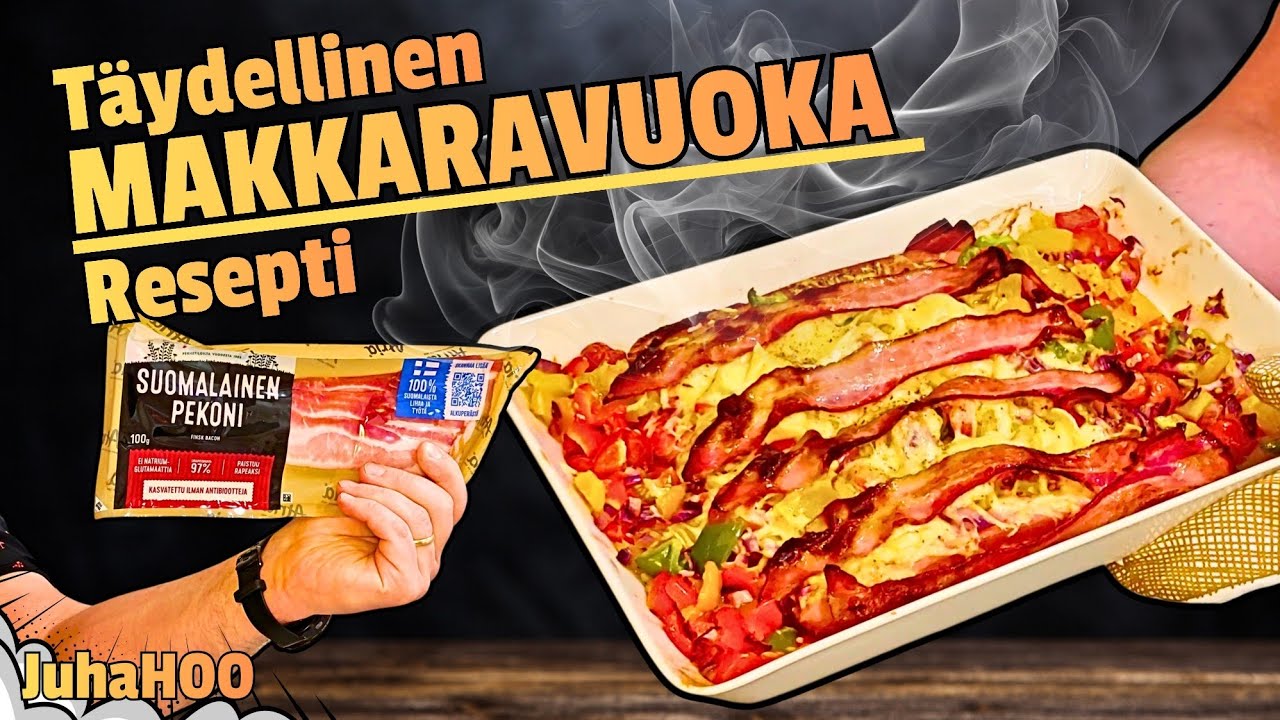 T&auml;ydellinen MAKKARAVUOKA Ohje - Super Helppo Arkiruoka Resepti!