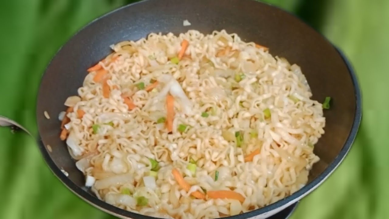 masak mie goreng resep Taiwan & kulup an bayam jepang