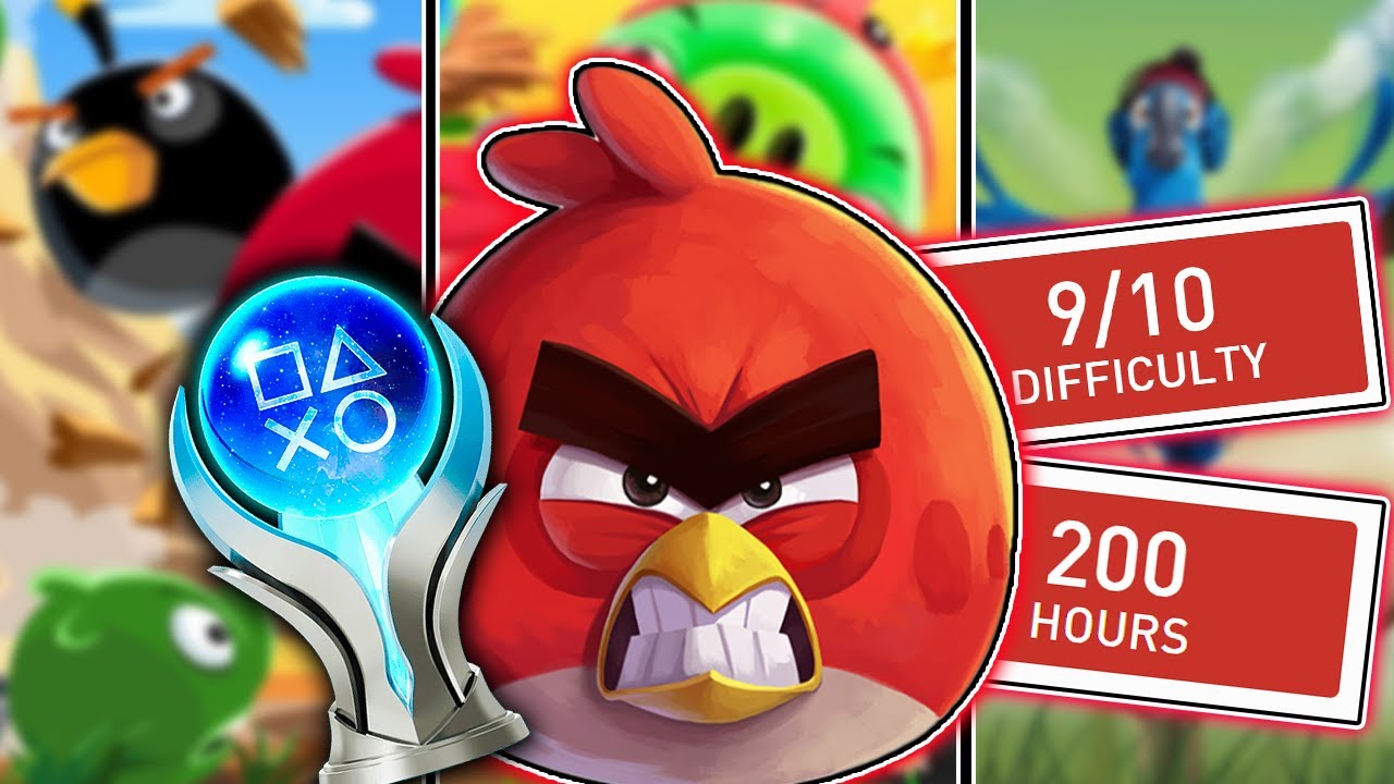 Платина трилогии Angry Birds потратила 200 часов моей жизни