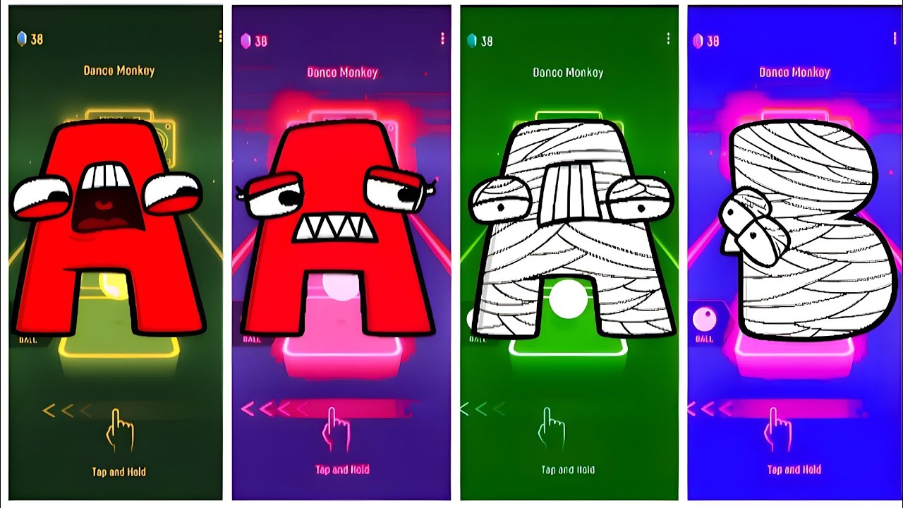 New Red Alphabet Lore - A 🆚 Alphabet Lore Mummy - A 🆚 B. 🎶 Who Is Best?🎵 Tell We? 😍