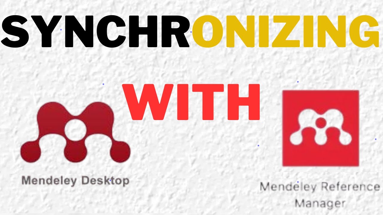 How to Synchronize Mendeley Desktop with Mendeley Reference Manager (Mendeley Cite/Cloud Version)