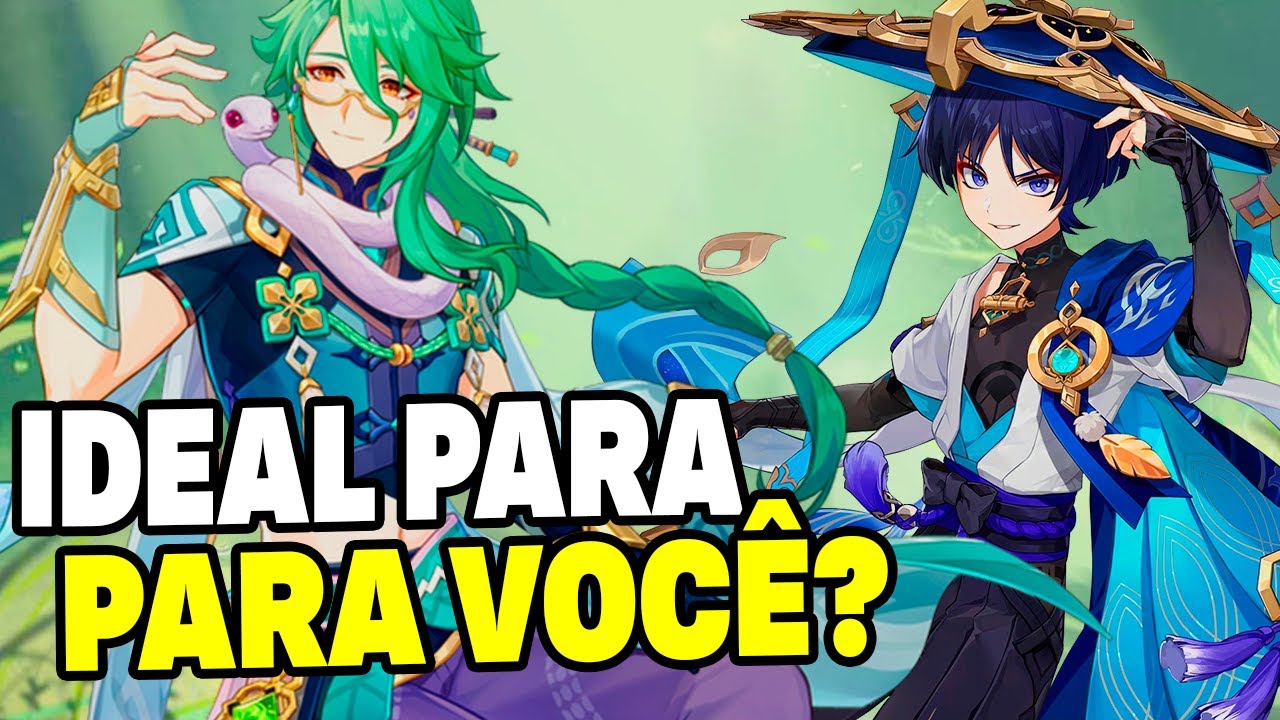 BAIZHU E ANDARILHO OPINIAO BANNER -  GENSHIN IMPACT