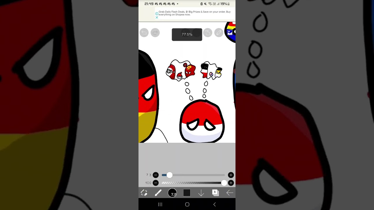 Countryball Speed Art