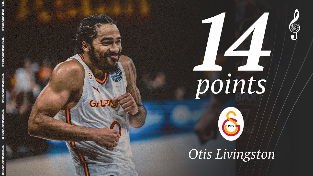 Otis Livingston (14 PTS) | Player Highlights | GALA v PROM | #BasketballCL 2024-25