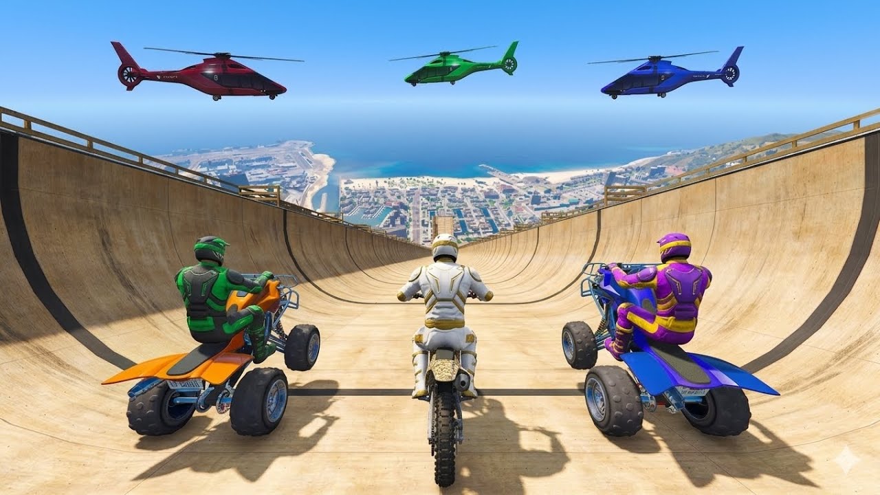 Insane Car Jump From Giant Ramp | Epic Stunt Gameplay 6