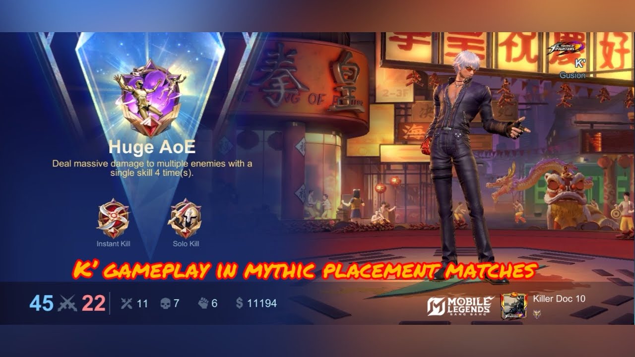 Finally Gusion K’ in mythic tier 🔥 for 24 hours time 