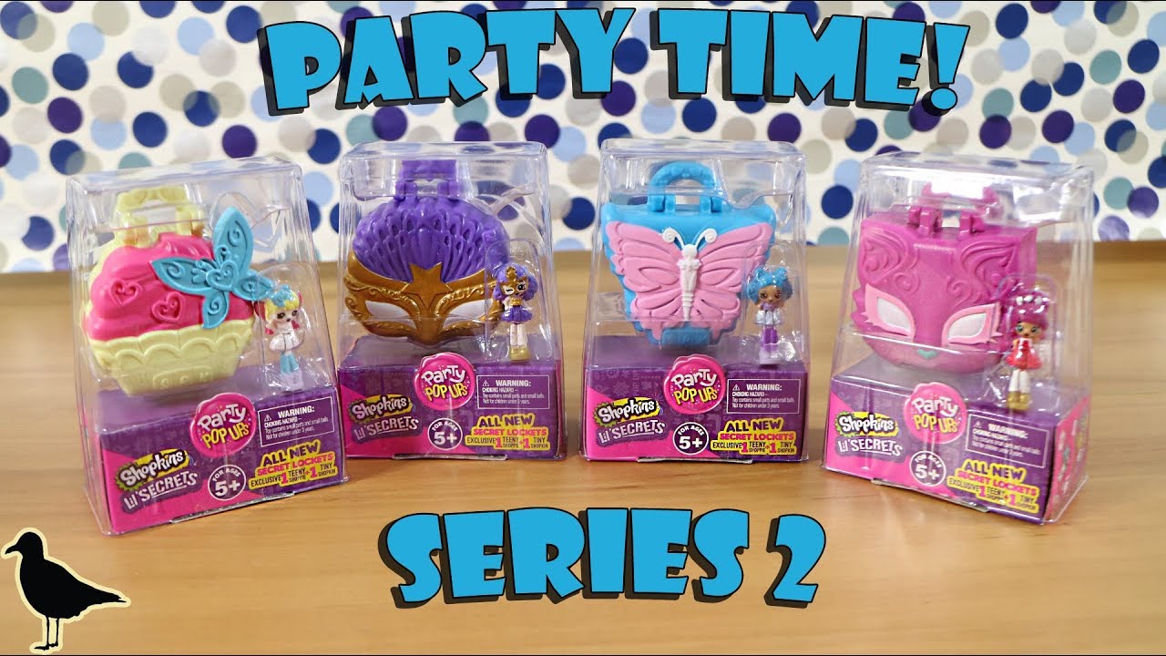 Series 2 Shopkins Lil' Secrets Secret Lockets Toy Unboxing! | Birdew Reviews