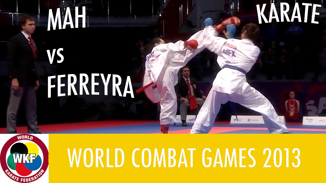 Karate Woman's Kumite -61kg. MAH vs FERREYRA. World Combat Games 2013 | WORLD KARATE FEDERATION