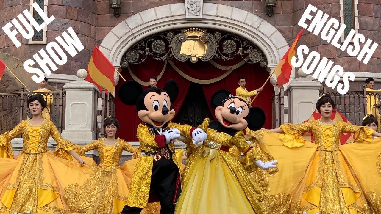 Golden Fairytale Fanfare - Shanghai Disneyland / Full Show in English & Chinese / 上海ディズニーランド