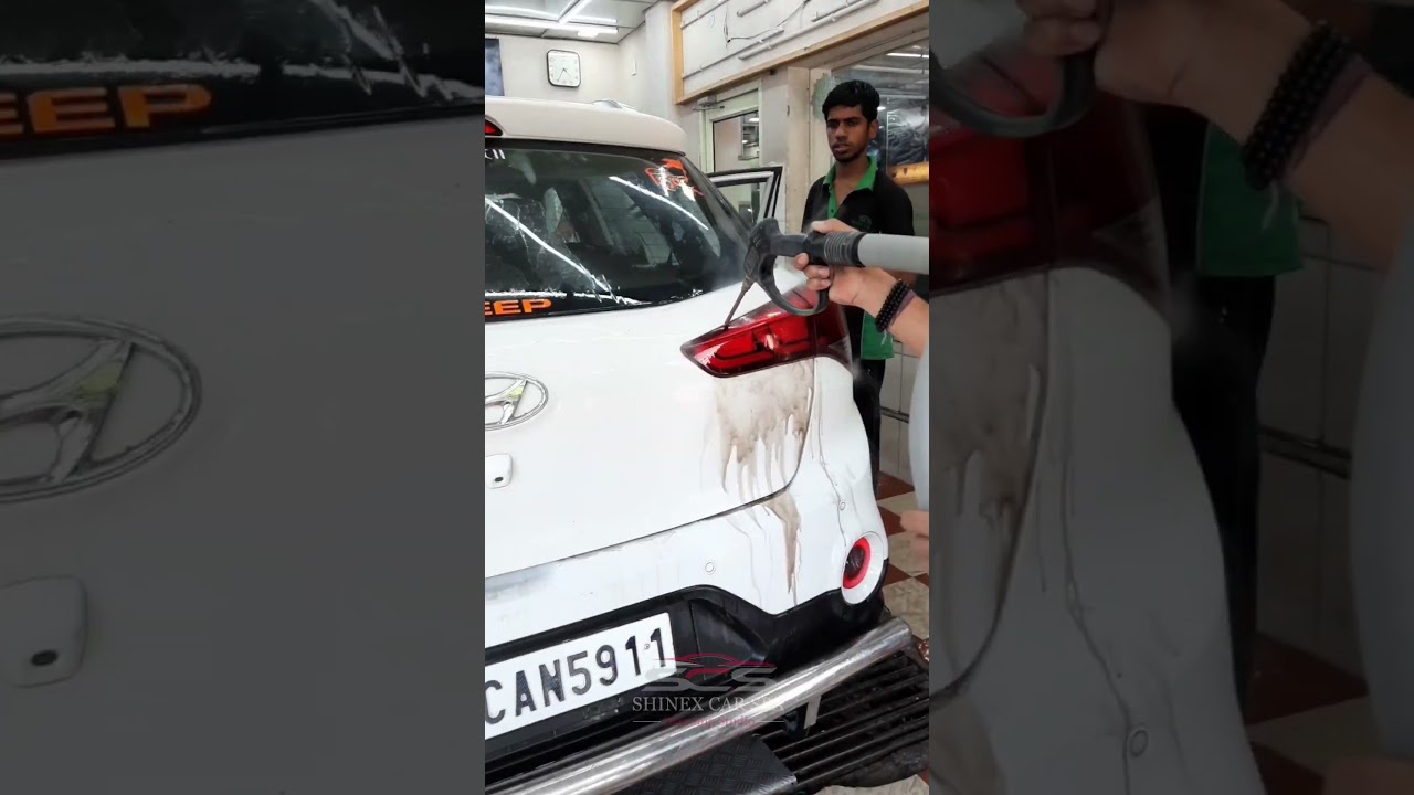 Benefits and results of a Car washing with Steam.