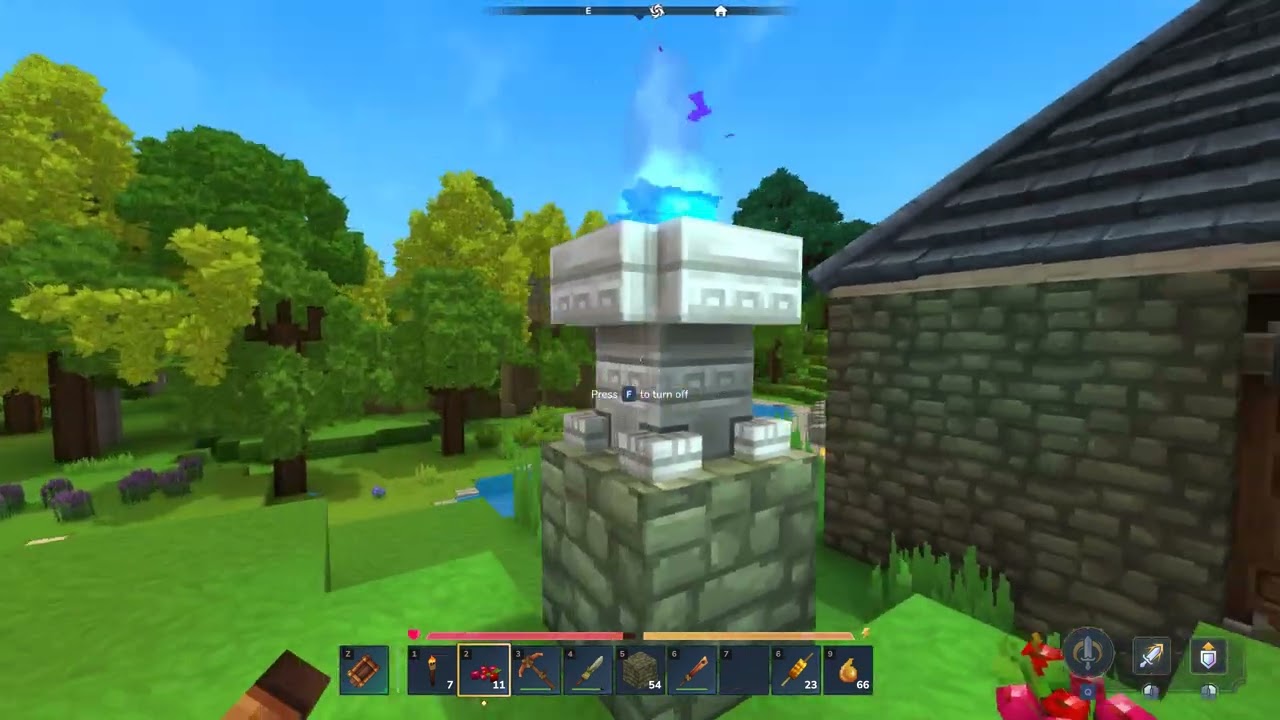 Hytale - Odc.3-Golem w świątyni  i osada skrzatów