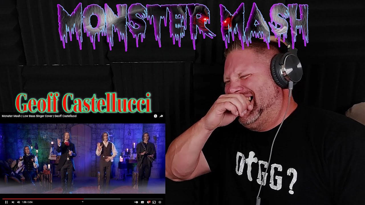 Monster Mash | Low Bass Singer Cover | Geoff Castellucci REACTION