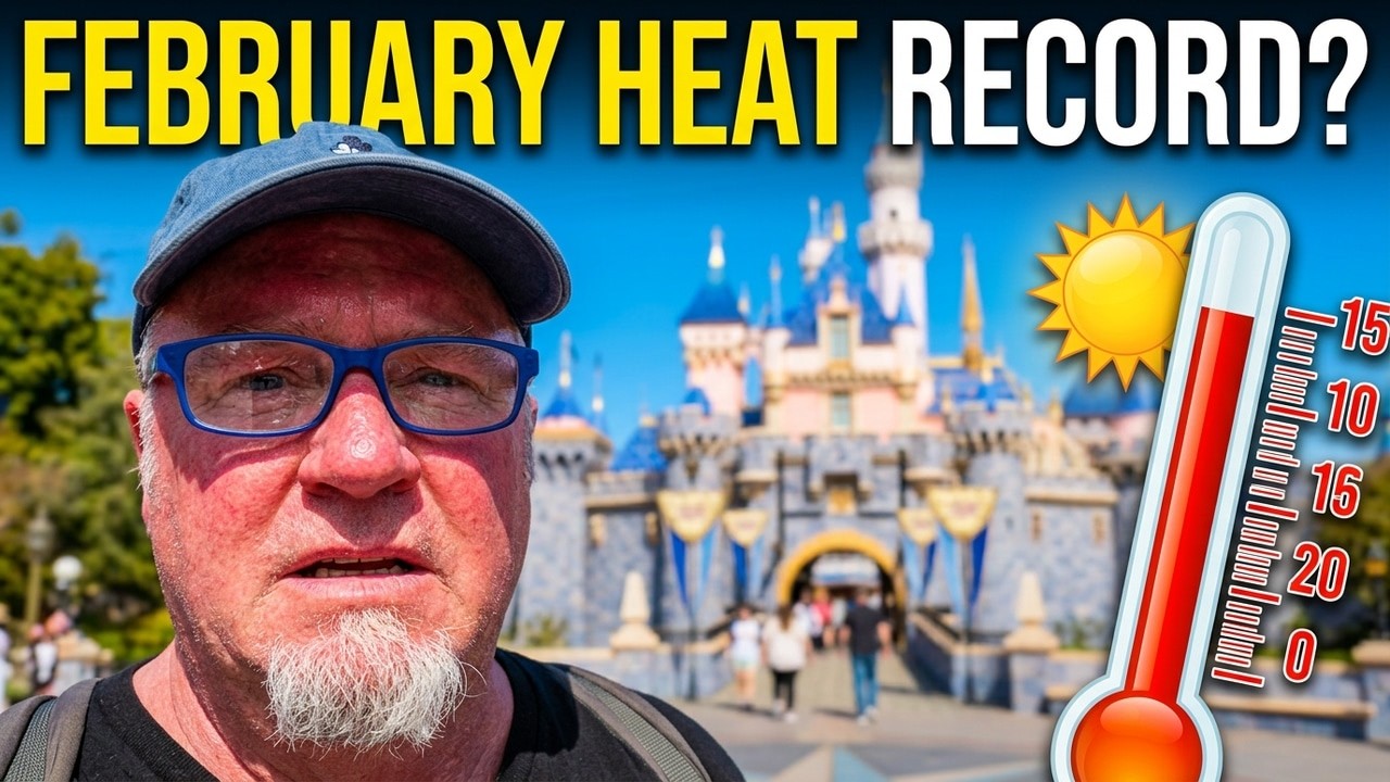 Crazy February Disney Heat Record? Ug! But great day!