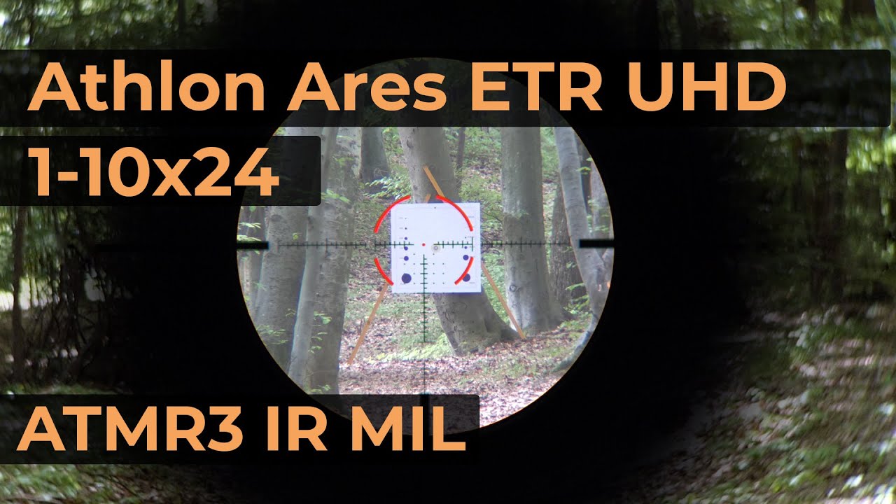 Athlon Ares ETR 1-10x24 UHD Reticle ATMR3 IR MIL | Optics Trade Reticle Subtensions