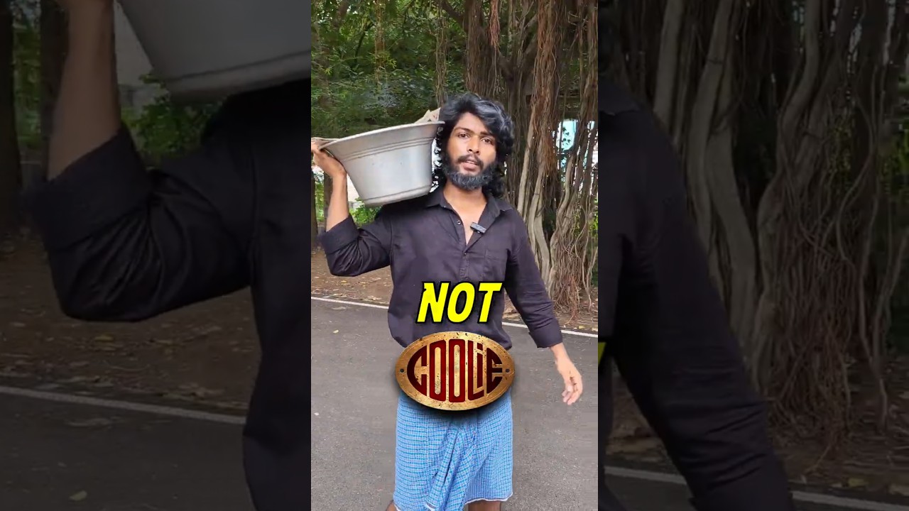 Coolie to gaali😶#comedy #shorts #coolie